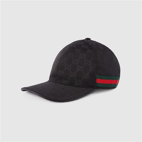 mens gucci baseball cap|gucci canvas baseball cap.